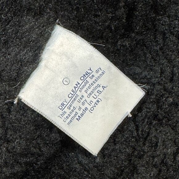 Vintage 80s Westchester Classics Men’s Herringbone Faux Fur Lined Coat Made USA - Picture 14 of 16